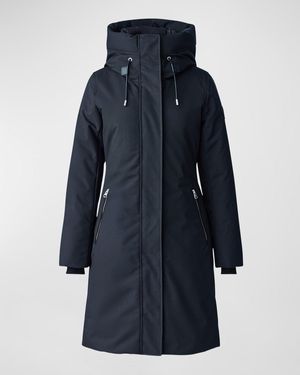 Mackage Shiloh 2-in-1 Fitted Parka - Blue