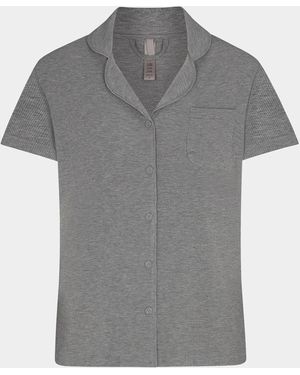 Skims Soft Lounge Modal Ribbed Pajama Set - Gray
