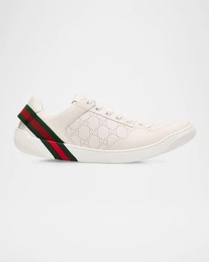Gucci Apos;S Screener 3.0 Gg Leather Sneakers - White