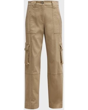 Twp Coop Cotton Twill Cargo Pants - Natural