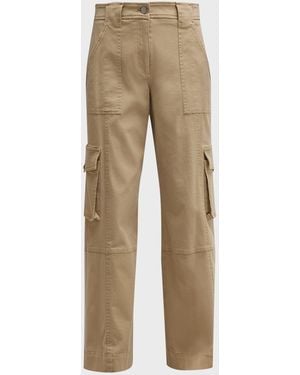 Twp Coop Cotton Twill Cargo Pants - Natural