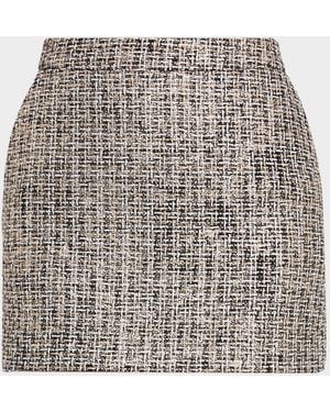 Generation Love Kendra Tweed Mini Skirt - Gray