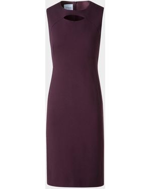 Akris Punto Sleeveless Cut-Out Jersey Dress - Purple