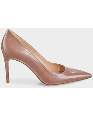 Stuart Weitzman Stuart Power 85Mm Patent Leather Pumps - Pink