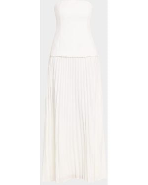Generation Love Cody Pleated Strapless Dress - White