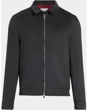 Brunello Cucinelli Apos;S Stretch-Jersey Jacket - Black