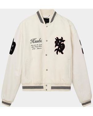Ksubi Playoff Varsity Jacket - Natural
