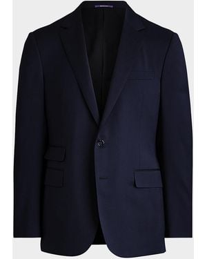 Ralph Lauren Gregory Hand-Tailored Wool Serge Suit - Blue