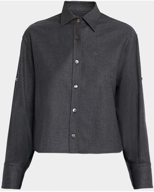 Maria McManus Stretch-Wool Shirt - Black