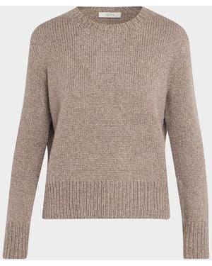 The Row Pato Cashmere Crewneck Sweater - Gray