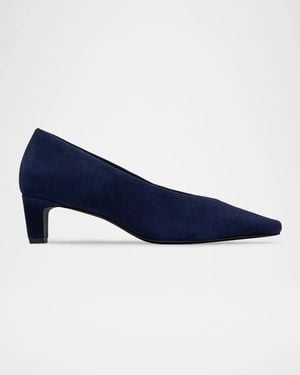 Bernardo 50Mm Chiara Suede Pumps - Blue
