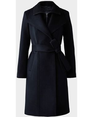 Mackage Norita Wool Belted Coat - Black