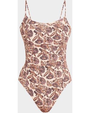 Ulla Johnson Annine One-Piece Swimsuit - Pink