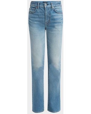 Tom Ford 'Summer Stone Washed Denim Mini' Skirt in Blue | Lyst