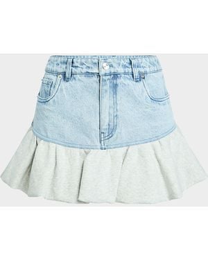 SER.O.YA Mercer Denim Mini Skirt - Blue