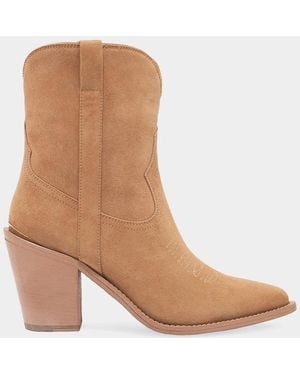 Partow 90Mm Leigh Anne Suede Ankle Boots - Brown