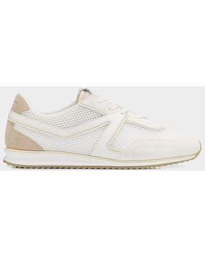 Rag & Bone Retro Mesh And Leather Sneaker Sneakers - White