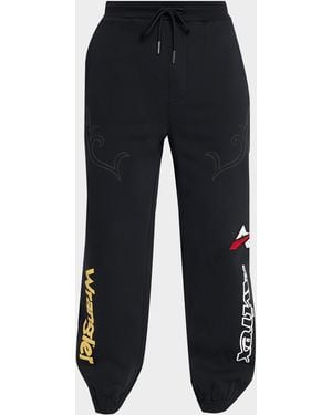 Avirex X Wrangler & Apos;S Graphic-Print Jogger Pants - Blue