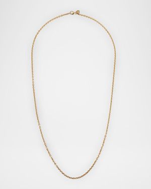 Sydney Evan 14K Cable Chain Necklace, 22"L - White