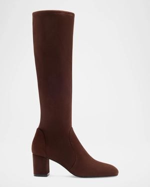 Stuart Weitzman 60Mm Lucie Suede Knee-High Boots - Brown