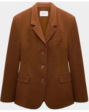 Dorothee Schumacher Emotional Essence Single-Breasted Jacket - Brown