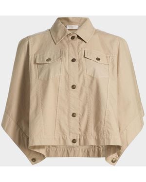 Ramy Brook Beatrice Canvas Jacket - Natural