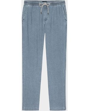 Rails Callum Cotton-Linen Pants - Blue