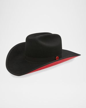 Keith James Apos;S Wool Western Hat - Black