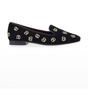 Kate Spade Lounge Mini Pretzels Flats - Black