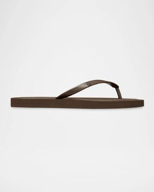 Tory Burch Kira Padded Flip-Flops - Brown