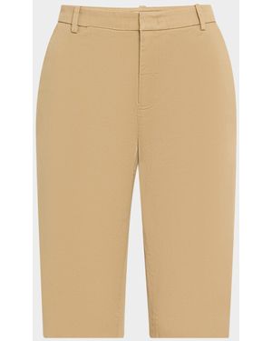 Vince Mid-Rise Chino Shorts - Natural