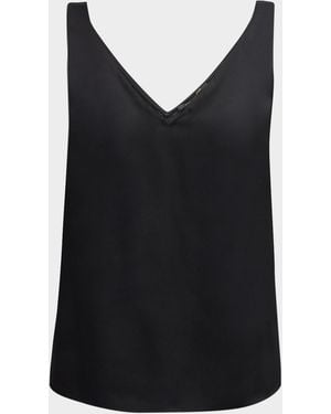 Kobi Halperin Sailor Sleeveless V-Neck Blouse - Blue