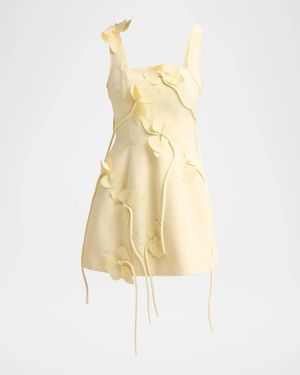 Acler Forever Young Reeve Mini Dress - Metallic