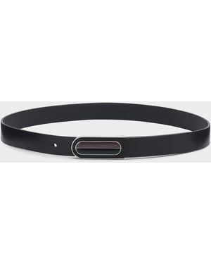 Rag & Bone Lenox Leather Belt - Black