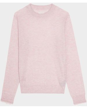 Zadig & Voltaire Ivy Crewneck Cashmere Pullover - Pink