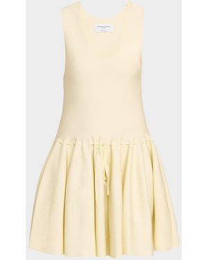 Brandon Maxwell The Cleo Fit-And-Flare Dress - Natural