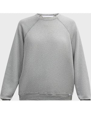 Mother The Biggie Concert Crewneck Sweatshirt - Gray