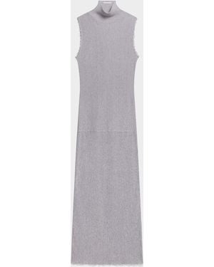Helmut Lang Turtleneck Tank Dress - White