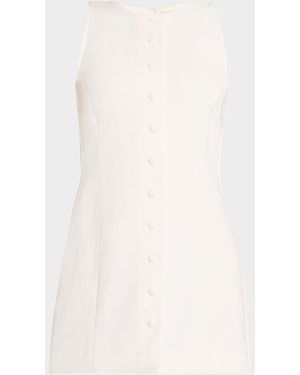 Faithfull the Brand Eveline Mini Shift Dress - Natural