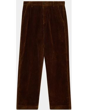 Moncler Apos;S Corduroy Straight-Leg Pants - Brown