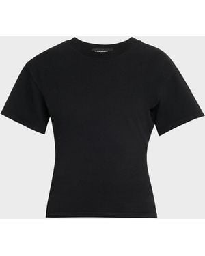 EB DENIM Eero Slim Fit Cotton T-Shirt - Black