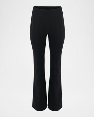 Carolina Herrera Viscose Crepe Kickflare-Leg Pants - Black