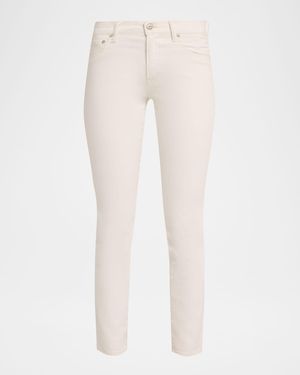 Moussy Mid-Rise Skinny Jeans - White