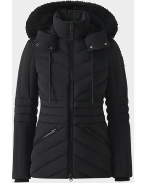 Mackage Nadia-Sh Quilted Down Jacket With Detachable Hood - Black
