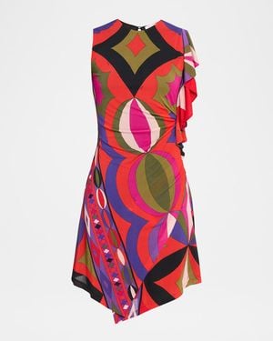 PUCCI Abito Jersey Mini Dress - Red
