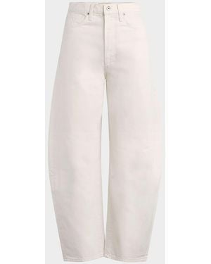 Joe & apos;s Jeans The Billie Cropped Barrel Jeans - White