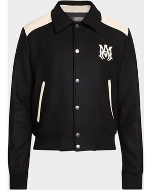 Amiri Apos;S Wool Ma Band Jacket - Black