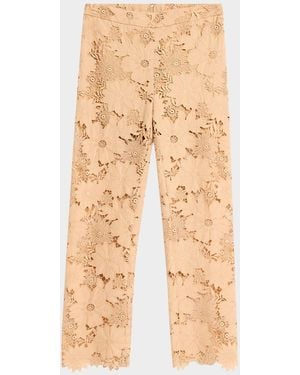 Le Superbe Suntan Lace Camp Pants - Natural