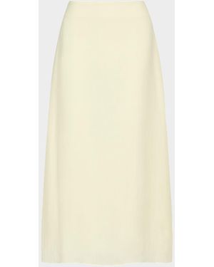 Twp The A-Line Linen Skirt - Natural