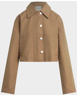 FAVORITE DAUGHTER The Rue Cropped Jacket - Natural